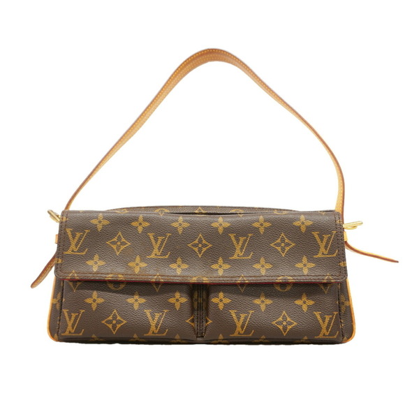 LOUIS VUITTON Handbags - Louis Vuitton Monogram Vivacite MM Shoulder Bag M51164 Brown Women's